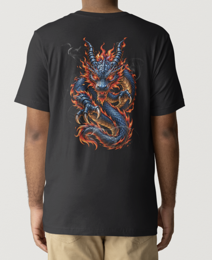 Fire Dragon - Back print