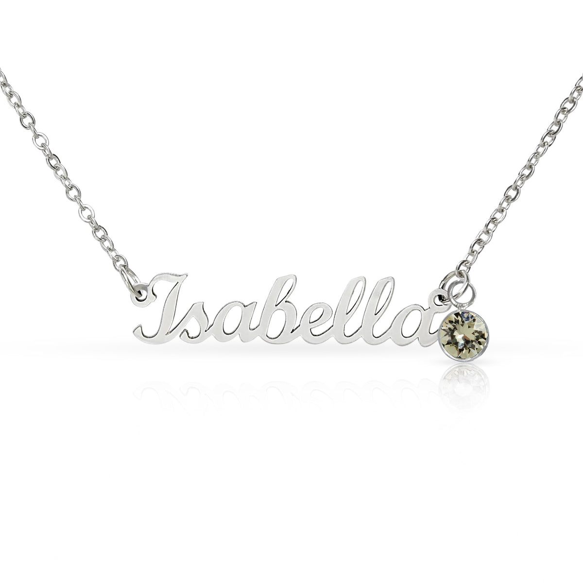 Custom Bridesmaid Birthstone necklace