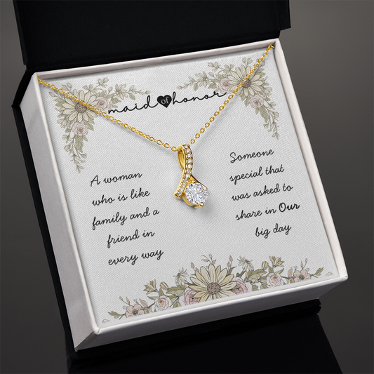 Maid of Honor necklace