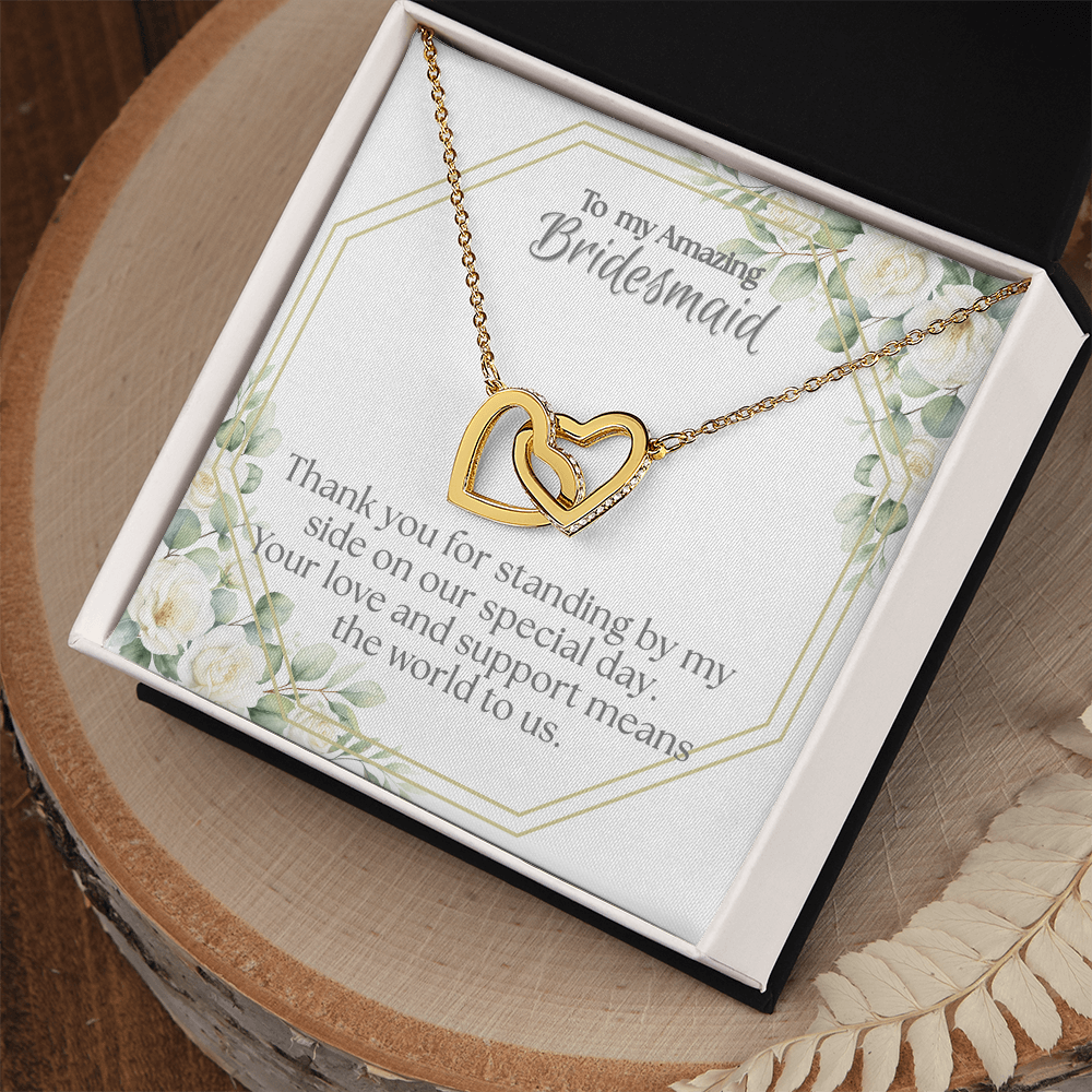 Bridesmaid Heart necklace