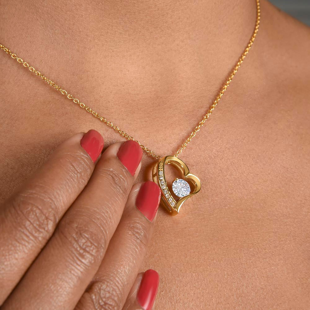 One Awesome Mom - Heart necklace