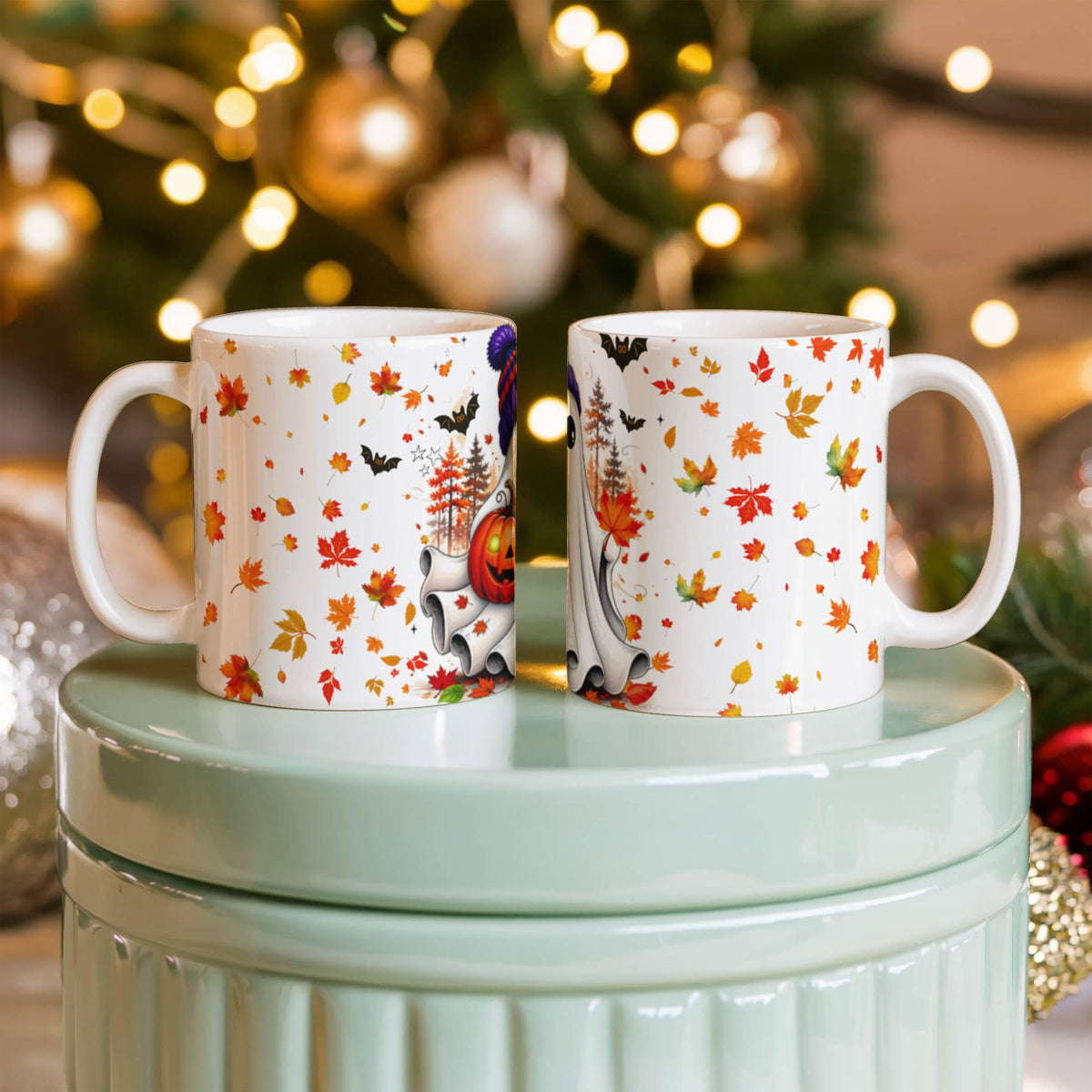 Fall Ghost mug