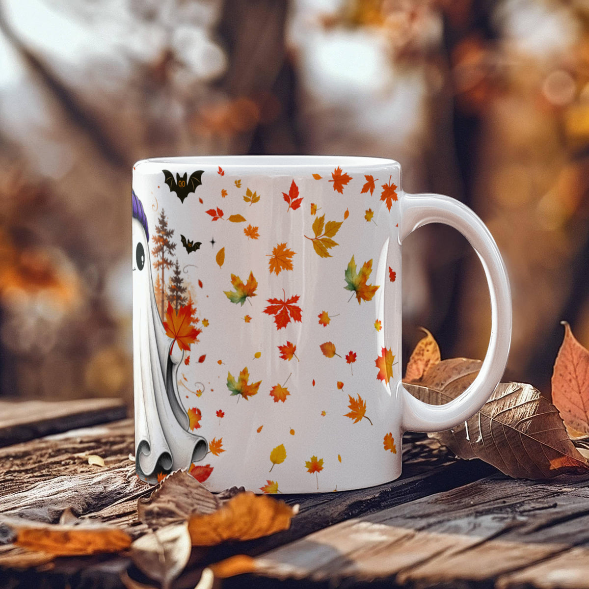 Fall Ghost mug