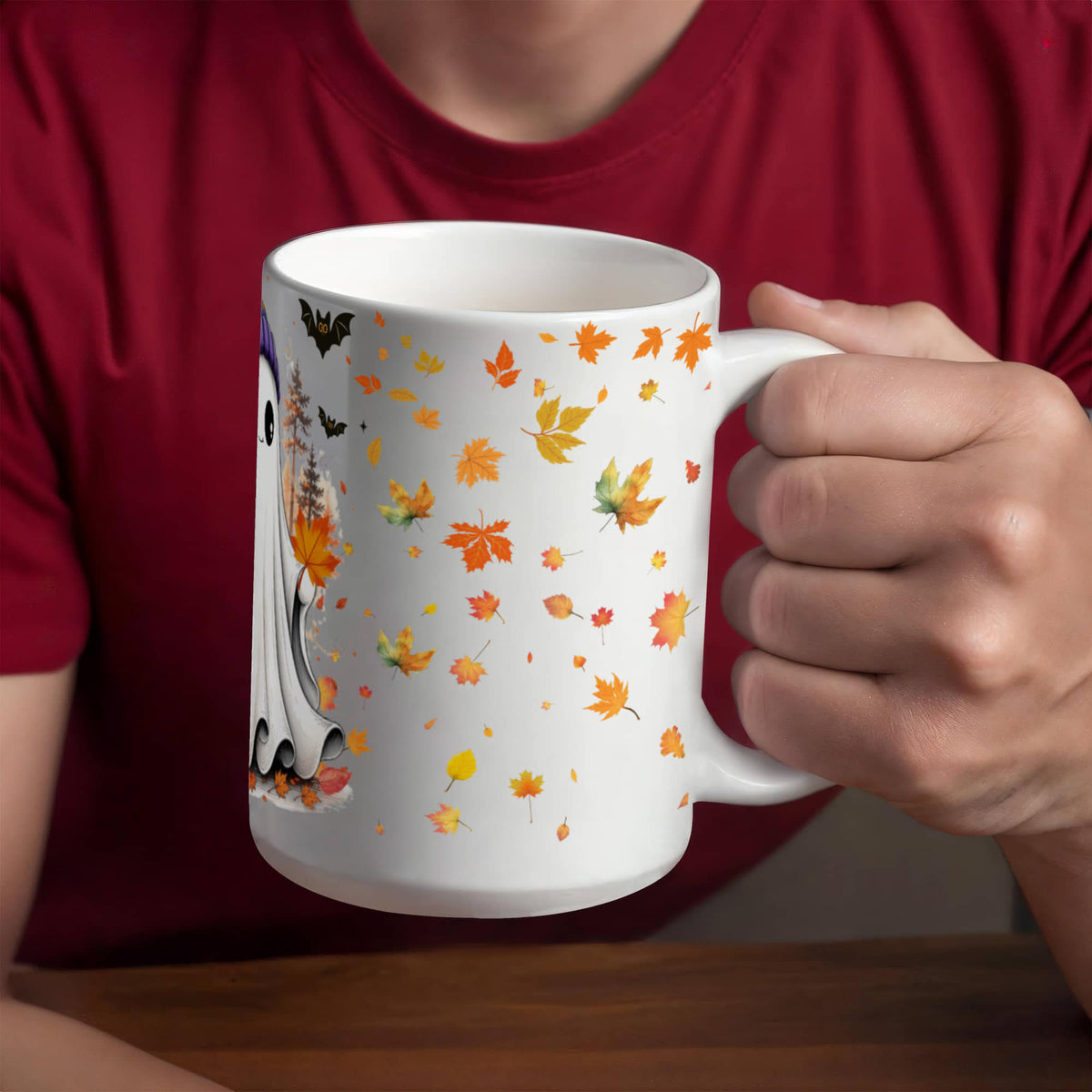 Fall Ghost mug