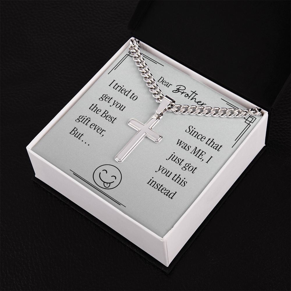 Dear Brother - Cross necklace