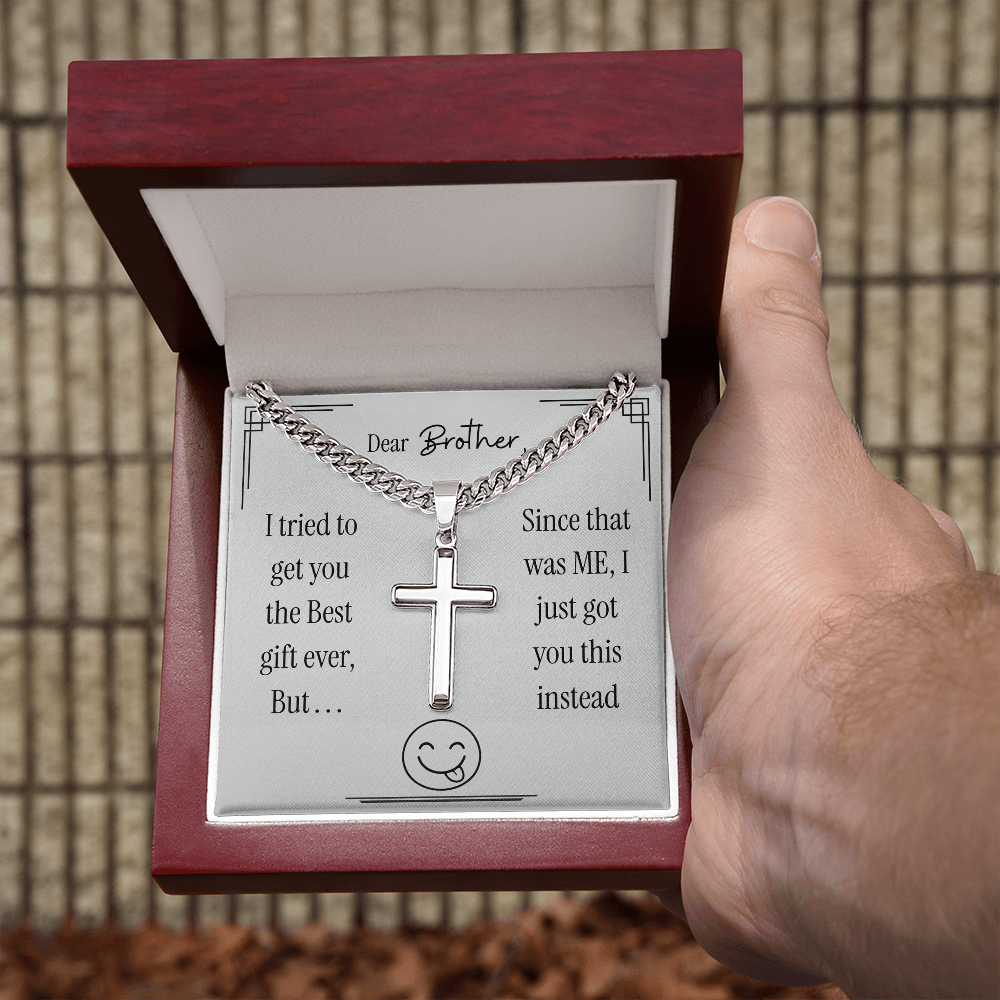 Dear Brother - Cross necklace