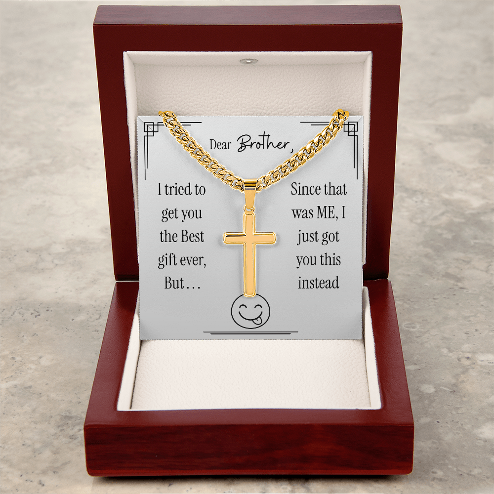 Dear Brother - Cross necklace